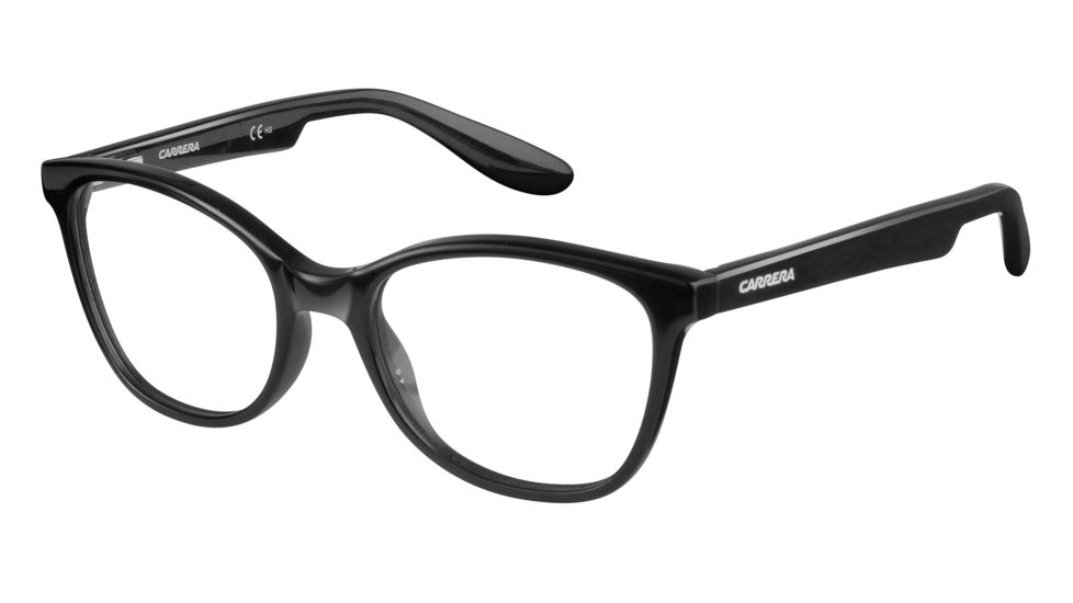 Carrera Carrerino 50 Eyeglass Frames CARRE50-0807-4717 - Black Frame, Lens Diameter 47mm, Distance Between Lenses 17mm