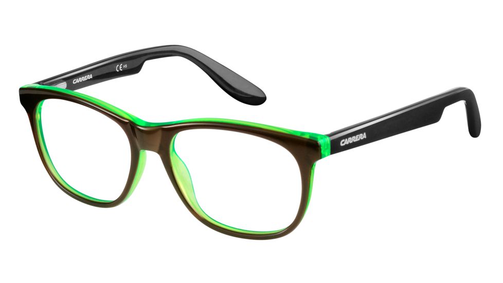 Carrera Carrerino 51 Eyeglass Frames CARRE51-0HNF-4715 - Brown Green Frame, Lens Diameter 47mm, Distance Between Lenses 15mm