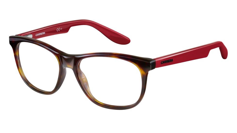 Carrera Carrerino 51 Eyeglass Frames CARRE51-0HNJ-4715 - Havana Red Frame, Lens Diameter 47mm, Distance Between Lenses 15mm