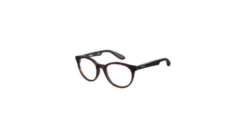 Carrera Carrerino 55 Eyeglass Frames CARRE55-0KVX-4518 - Dark Havana / Black Frame, Lens Diameter 45mm, Distance Between Lenses 18mm