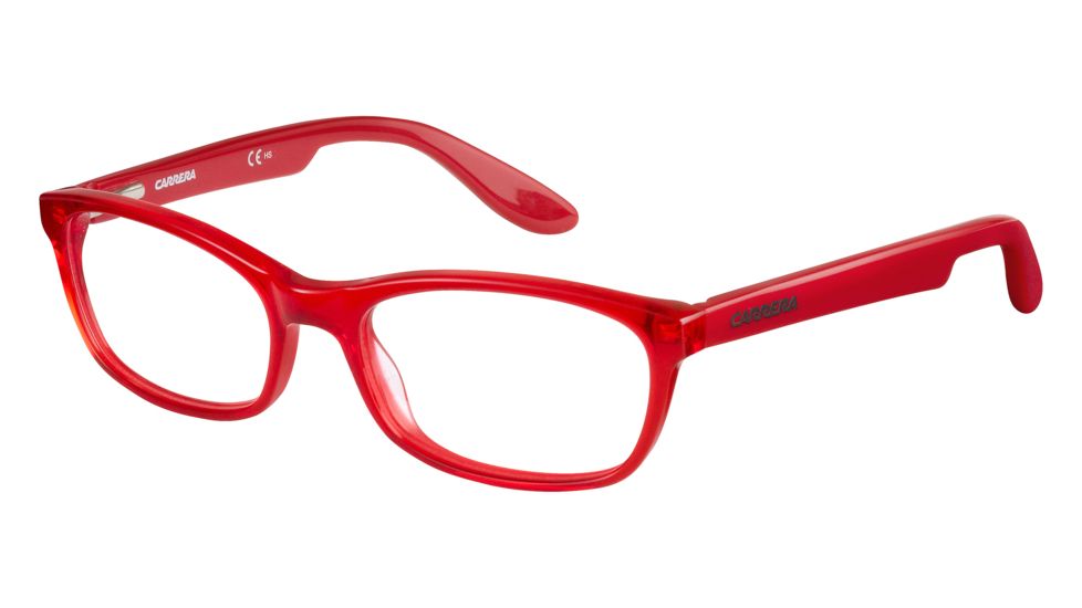 Carrera Carrerino 56 Single Vision Prescription Eyeglasses CARRE56-0TSI-4816 - Red Frame, Lens Diameter 48mm, Distance Between Lenses 16mm