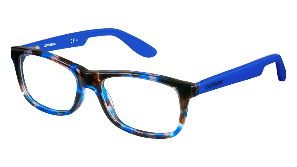 Carrera Carrerino 57 Eyeglass Frames CARRE57-0WA5-4715 - Havana/Blue Frame, Lens Diameter 47mm, Distance Between Lenses 15mm