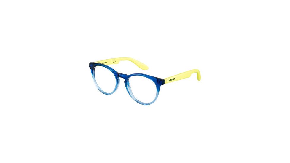 Carrera Carrerino 58 Progressive Prescription Eyeglasses CARRE58-0W9J-4518 - Blue Yellow Fluorescent Frame, Lens Diameter 45mm, Distance Between Lenses 18mm