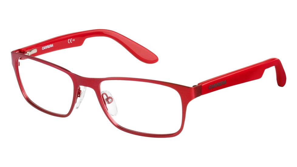 Carrera Carrerino 59 Eyeglass Frames CARRE59-0TRX-4916 - Matte Red Frame, Distance Between Lenses 16mm
