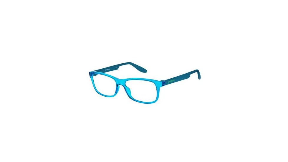 Carrera Carrerino 61 Single Vision Prescription Eyeglasses CARRE61-0TCF-4915 - Turquoise Frame, Lens Diameter 49mm, Distance Between Lenses 15mm