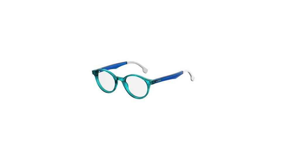 Carrera Carrerino 66 Eyeglass Frames CARRE66-0ZI9-4419 - Transparent Teal Tea Frame, Lens Diameter 44mm, Distance Between Lenses 19mm