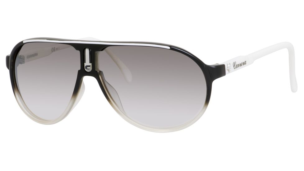 Carrera Champion/SML/ST Single Vision Prescription Sunglasses CHAMPSMLST-084Z-IC-5711 - Lens Diameter 57 mm, Frame Color Shaded Black Crystal