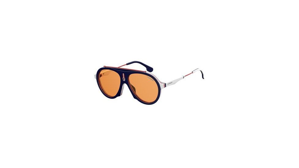 Carrera Flag Bifocal Prescription Sunglasses FLAGS-08RU-W7-5716 - Lens Diameter 57 mm, Frame Color Blush Red White