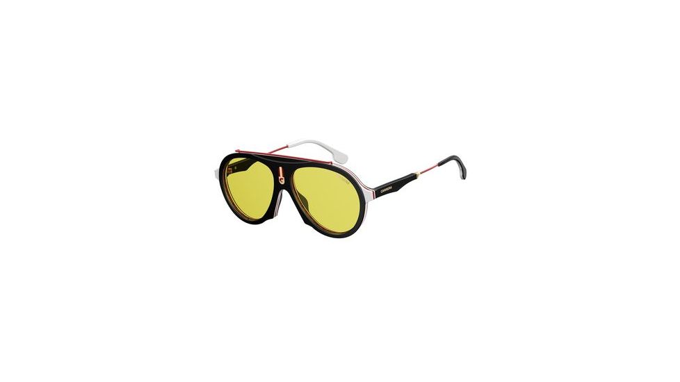 Carrera Flag Bifocal Prescription Sunglasses FLAGS-0GUU-HO-5716 - Lens Diameter 57 mm, Frame Color Black-Burgundy