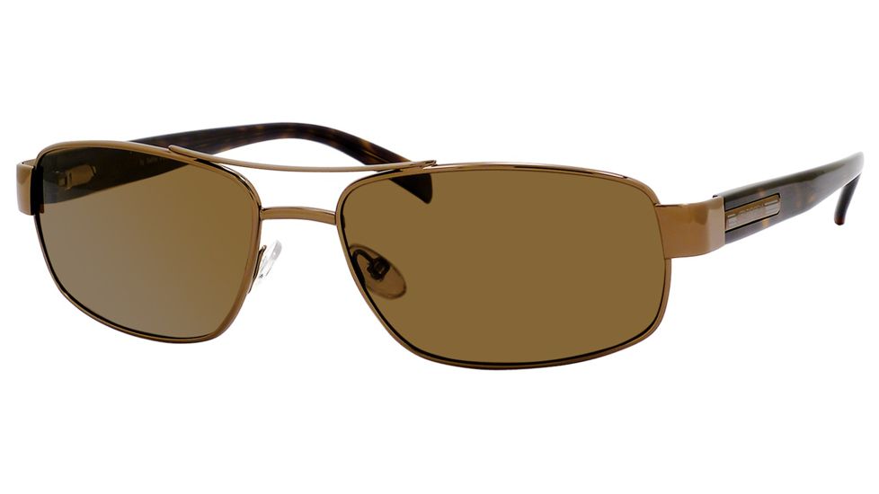 Carrera Game Plan/S Single Vision Prescription Sunglasses GAMEPS-6ZMP-VW-5817 - Frame Color Shiny Bronze, Lens Diameter 58 mm