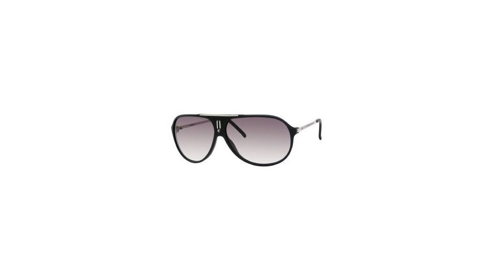Carrera Hot Sunglasses - Black Matte / Palladium Frame, Green Gradient Lenses HOTS0YCGYR