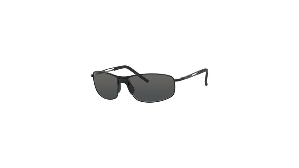 Carrera Huron Sunglasses HURONS-091T-Y2-6015 - Matte Black Frame, Gray Polarized Lenses, Lens Diameter 60mm, Distance Between Lenses 15mm