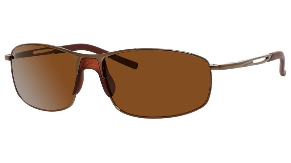 Carrera Huron/S Single Vision Prescription Sunglasses HURONS-06ZM-RB-6015 - Frame Color Shiny Bronze, Lens Diameter 60 mm