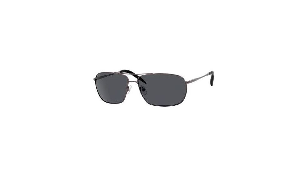 Carrera Overdrive/S Sunglasses OVERDS-7SJP-Y2-6014 - Shiny Gunmetal Frame, Gray Polarized Lenses, Lens Diameter 60mm, Distance Between Lenses 14mm