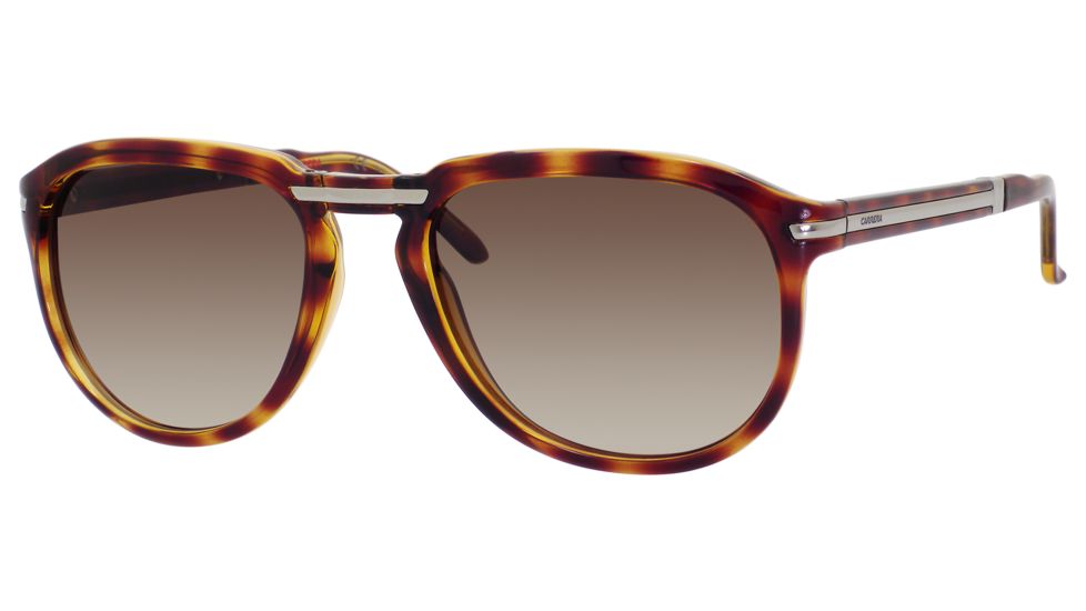 Carrera Pocket Flag 3/S Sunglasses POCKE3S-0791-CC-5419 - Havana Frame, Brown Gradient Lenses, Lens Diameter 54mm, Distance Between Lenses 19mm