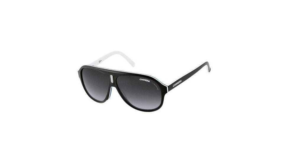 Carrera 38 Rx Sunglasses - Black White Blue Frame, Bifocal Lenses CA38S08X49O