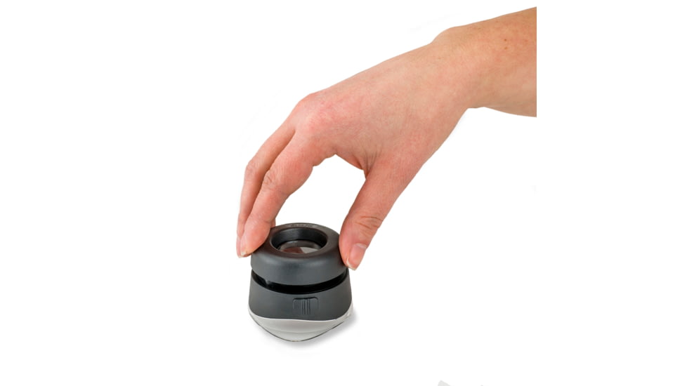 Carson 10x LED VersaLoupe, Lighted, Black, LH-50