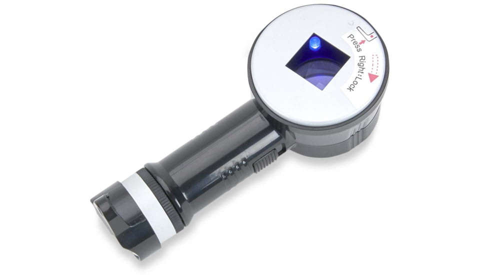 Carson 11.5x LED/UV Lighted Measureloupe w/Protective Storage Case, Black, CP-45