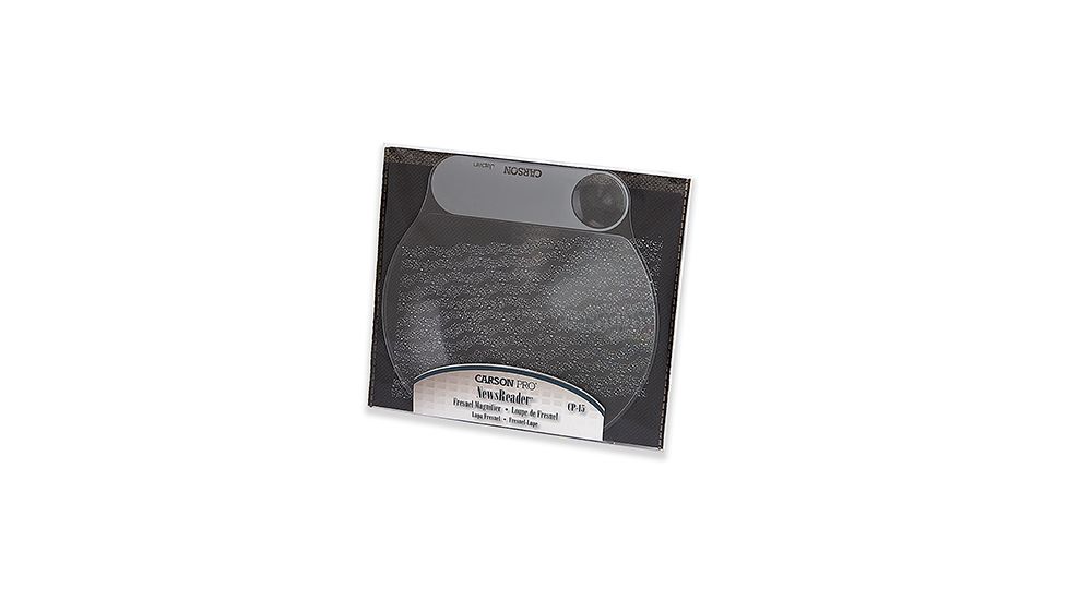 Carson 2x Fresnel Magnifier Loupe w/4x Spot Lens CP-15