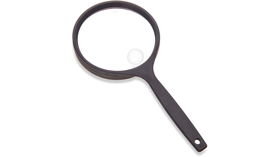 Carson 2x4 Oversized Handheld Magnifier w/ 3x Spot Lens, Black, Small, DS-44GL