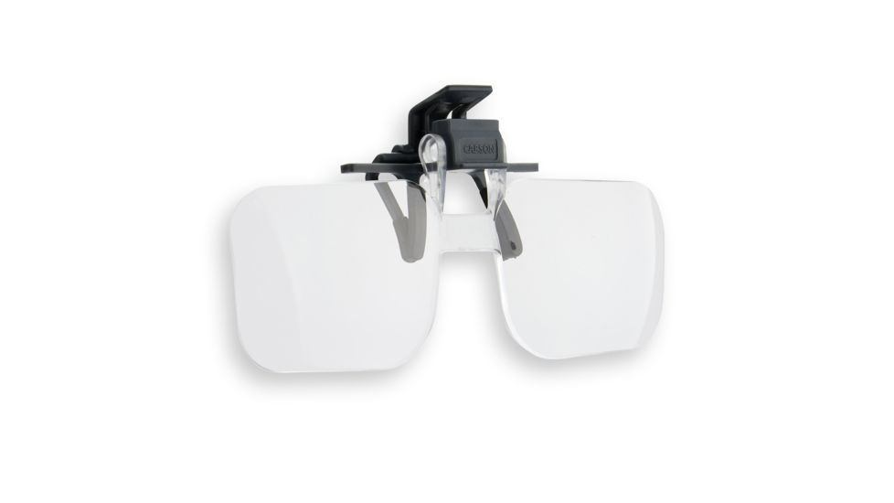 Carson Clip &amp; Flip 1.5x Clip-on, Flip-up Magnifying Lenses for Eyeglasses CF-10