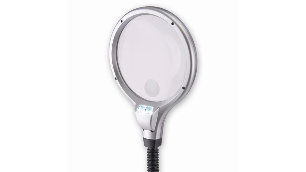 Carson DeskBrite200 2x LED Magnifier Loupe Desk Lamp w/ 5x Spot Lens LM-20