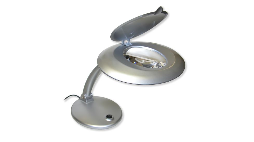 Carson DeskBrite400 1.75x LED Magnifier Loupe Desk Lamp w/ 4x Spot Lens LM-50