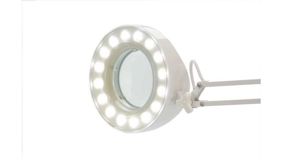 Carson DeskBritePlus Magnifier Loupe w/ LED Light, White CP-70