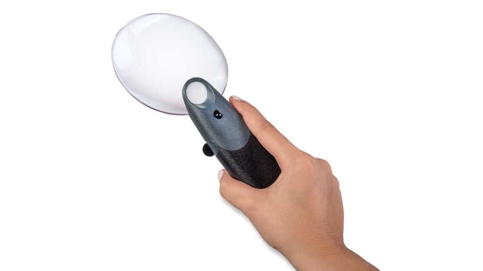 Carson FreeHand 2.5x Lighted Magnifier with 5x Spot Lens, FH-25