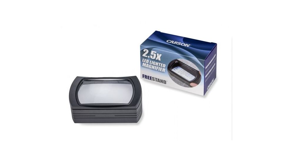 Carson Freestand Magnifier, Grey, 4.7x2.8x2.6 MT-55