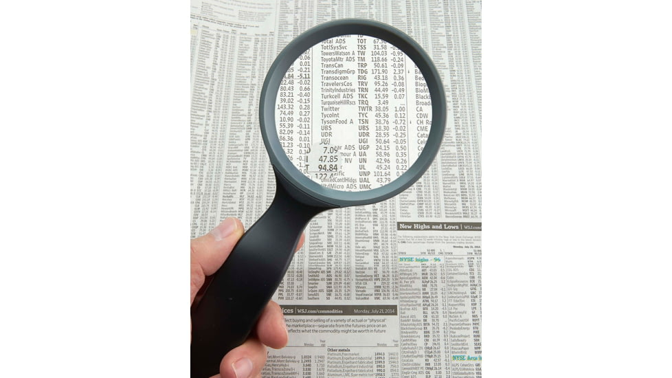 Carson HandHeld 2x Magnifier with 4.5x Spot Lens, JS36