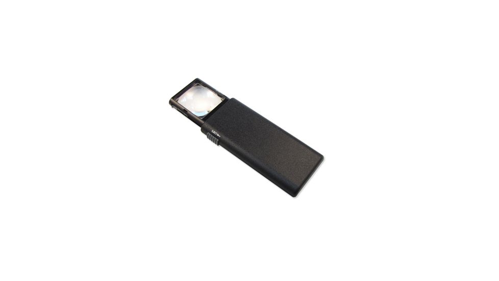 Carson LumiPop 5X LED Light Pop-Out Magnifier Loupe, Black LP-66