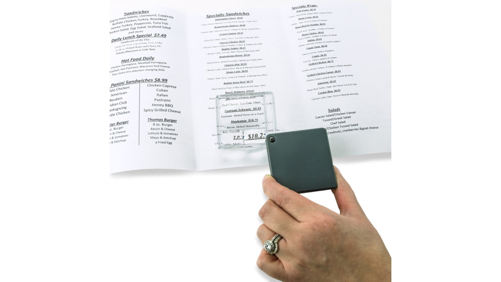 Carson Magni Flip Plus, black, 2.25x2.25x.25, GN-44