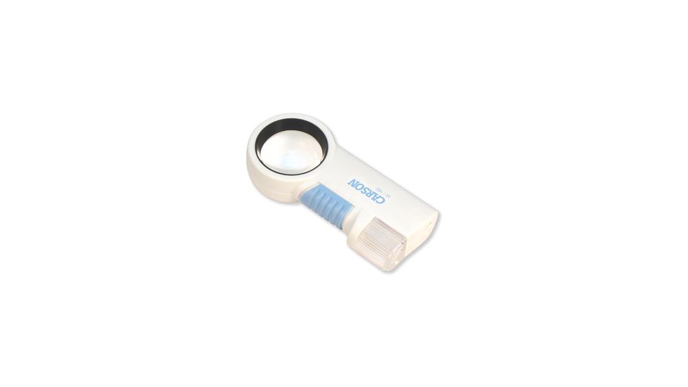 Carson MagniFlash 5x Magnifier Loupe, White CP-16