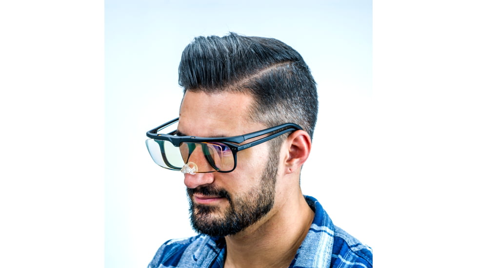 Carson Magnifying Hobby Glasses, 1.8x Magnification, Black, 5.8 x 6.8 x 1.8 in, CP-12