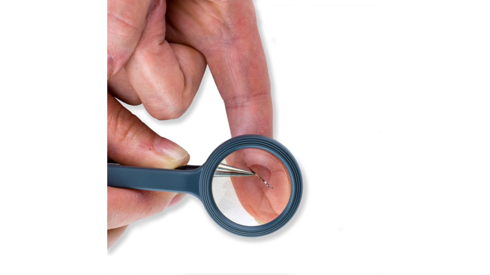 Carson MagniGrip 4x LED Lighted Magnifier w/ Precision Tweezers - Batteries Included MG-88