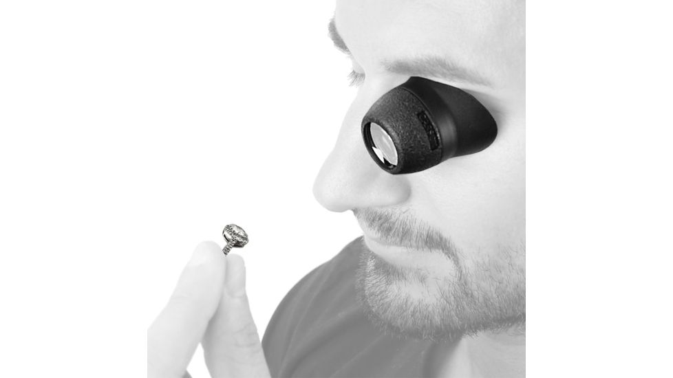 Carson ML-20 MagniLoupe 4-Piece Eye Loupe Set, 4.5x, 6.5x, 8x, 13x, Black/Grey, ML-20