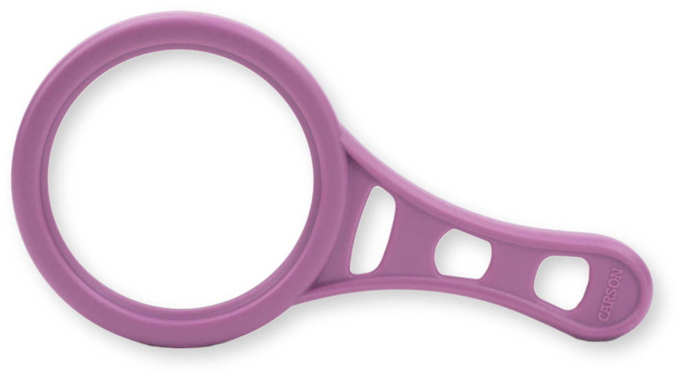 Carson Optical MagnetMag Handheld Magnifier w/ Magnetic Handle, Blue, Purple, Green, Gray, 2.3 in x 0.4 in x 4.6 in, DX-50AS
