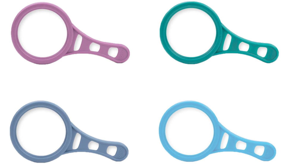 Carson Optical MagnetMag Handheld Magnifier w/ Magnetic Handle, Blue, Purple, Green, Gray, 2.3 in x 0.4 in x 4.6 in, DX-50AS