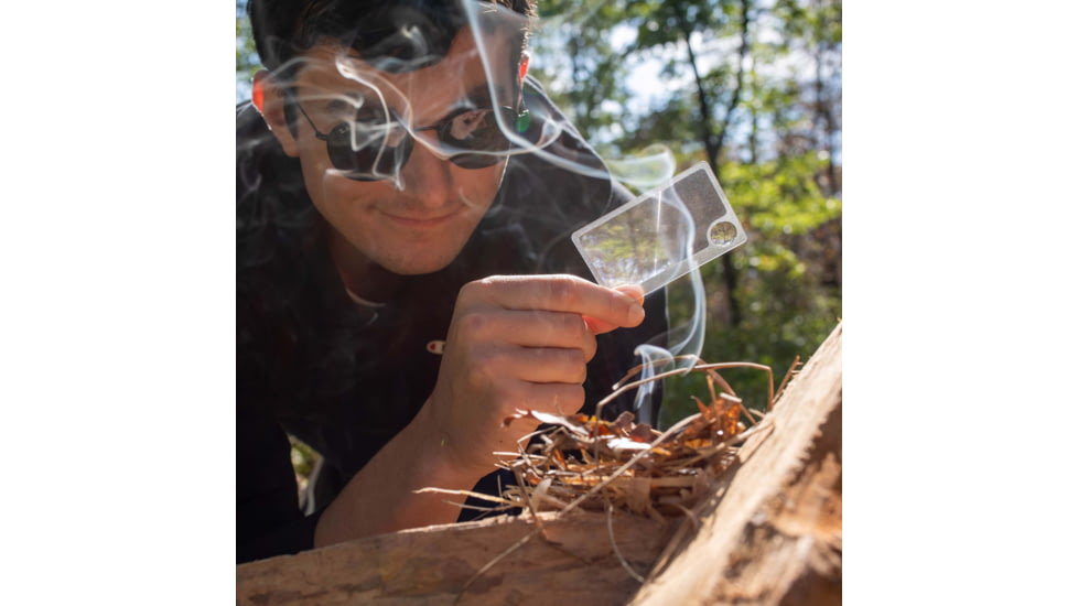 Carson Optical WM-21 Credit Card Sized Magnifier with Spot Lens, Clear, 2.1 in x 0.1 in x 3.4 in, WM-21