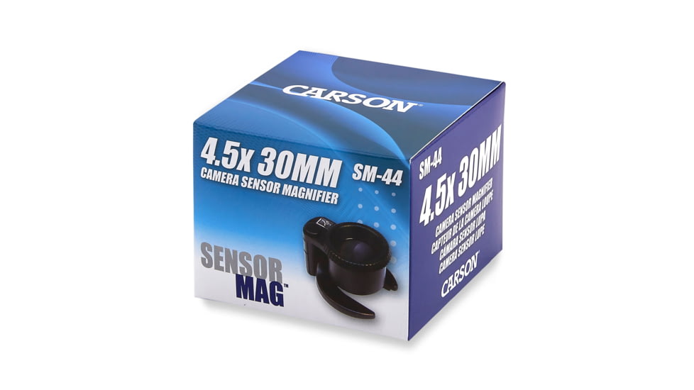 Carson SensorMag 4.5X Magnification Loupe w/ LED, Black SM-44