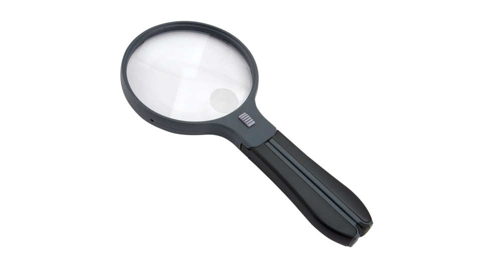 Carson SplitHandle 2x/3x Magnifying Glass, Black HF-11