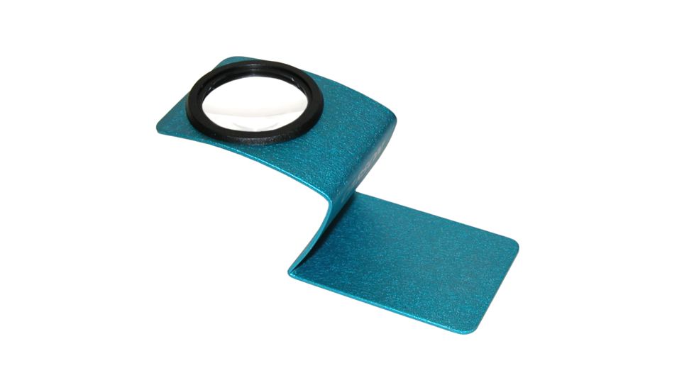 Carson Wave 4x Stand  Magnifier Loupe, Aqua WV-55BL