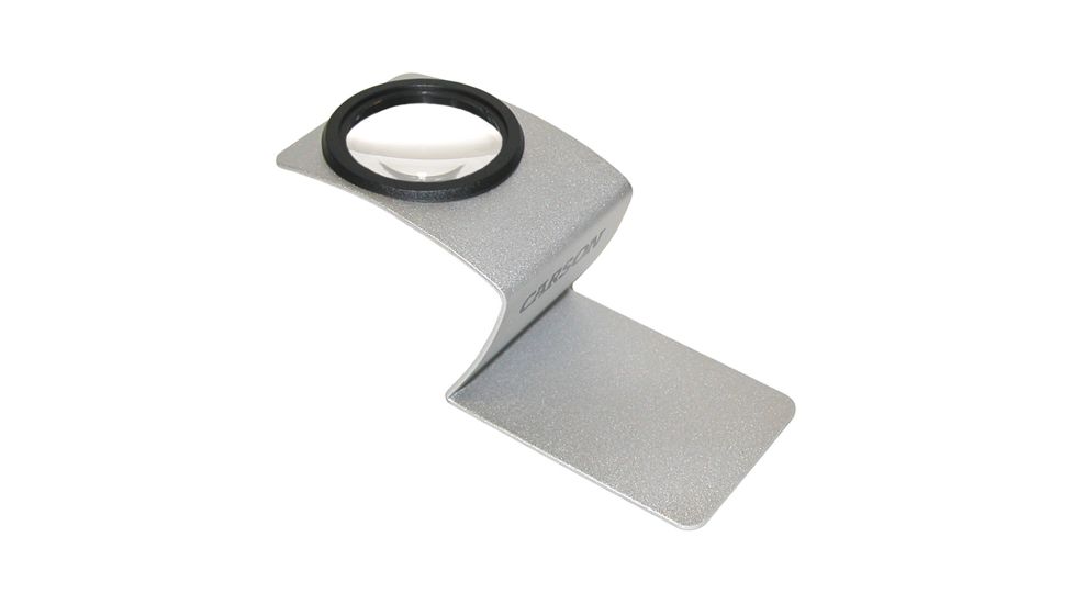 Carson Wave 4x Stand  Magnifier Loupe, Silver WV-55SI
