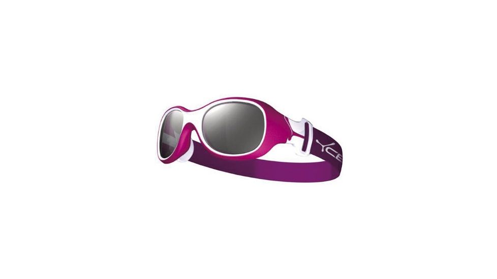 Cebe Chouka Kids Single Vision Rx Sunglasses Raspberry Frame, CBCHOU2