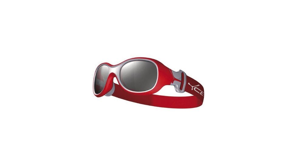 Cebe Chouka Kids Single Vision Rx Sunglasses Red Frame, CBCHOU3