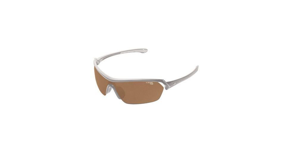 Cebe Eyemax Sunglass Metallic Grey Frame, Variochrom Perfo Brown Photochromic Lens CBEYEM2