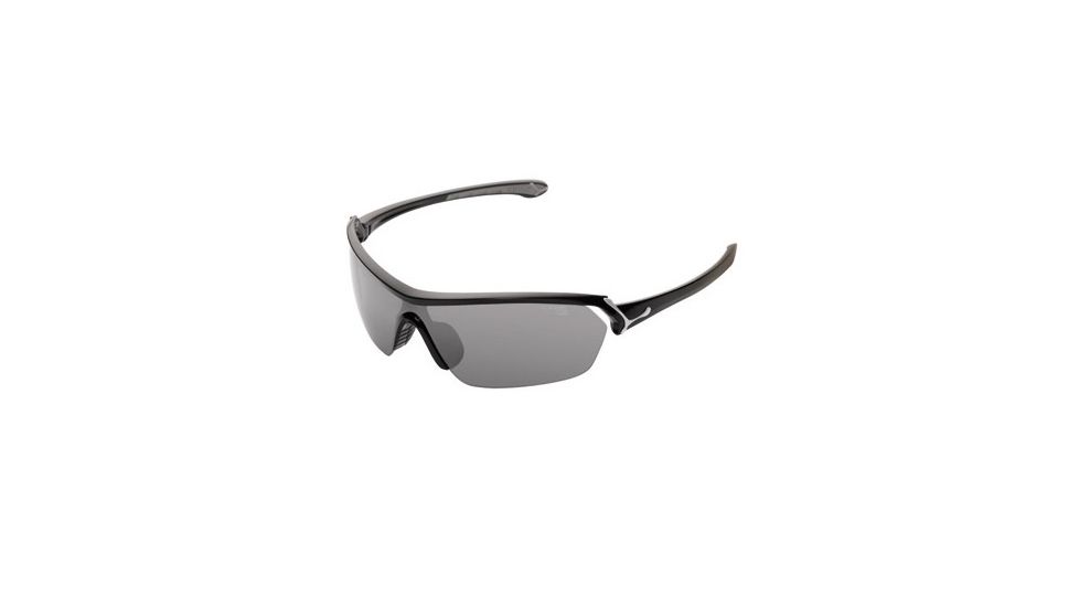 Cebe Eyemax Sunglass Black Frame, Grey/Silver Lens CBEYEM4