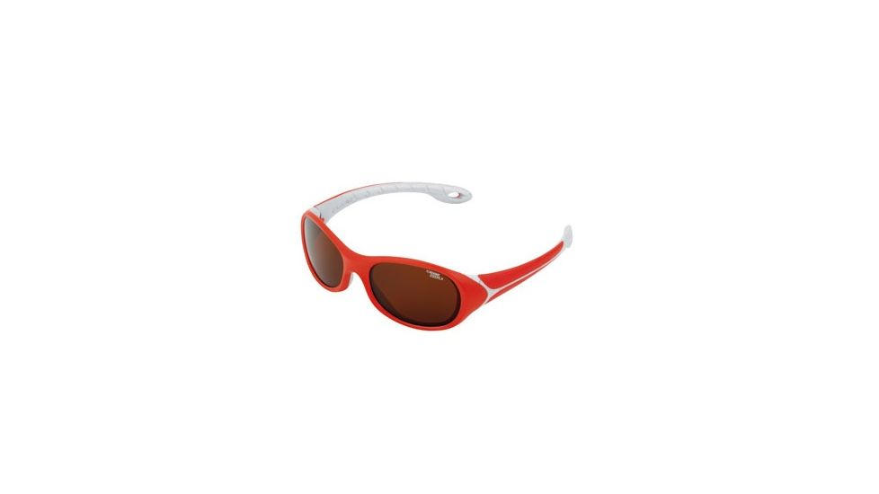 Cebe Flipper Single Vision Rx Sunglasses Red/Silver Frame, CBFLIP1