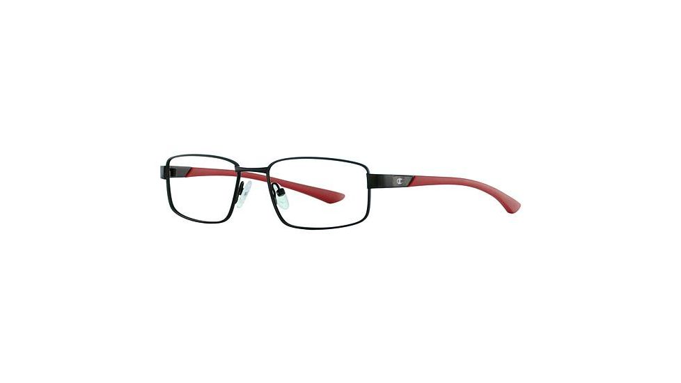 Champion 2009 Single Vision Prescription Eyeglasses - Frame BLACK/RED CU200901